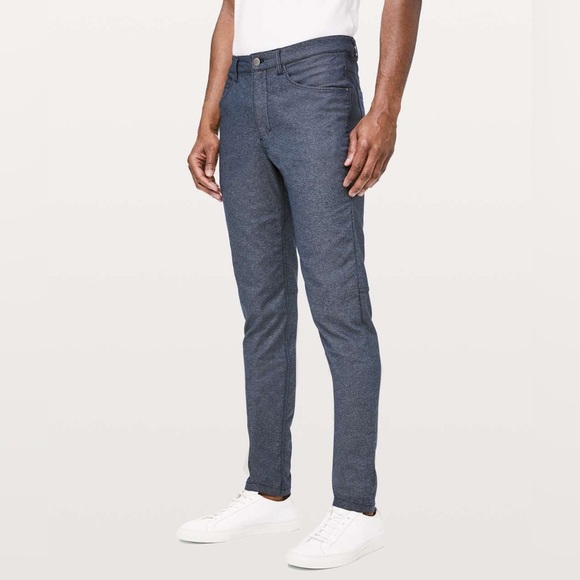 lululemon athletica Other - Lululemon ABC Pant Slim *Tech Canvas 34" Heathered Deep Navy Size 31